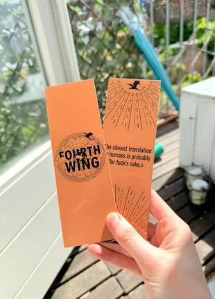 Fourth Wing Rebecca Yarros - Waterproof boekenlegger set van 2, merk: FairyLoot, staat: Heel goed, € 4,50, € 5,43 inclusief Kopersbescherming