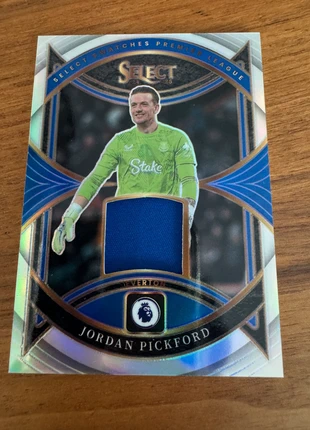 Jordan Pickford patch panini select 24-25, merk: Panini, staat: Heel goed, € 12,00, € 13,30 inclusief Kopersbescherming
