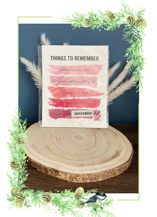 🔥 Neuf ! Affiche Déco à Encadrer – Things to Remember | Décoration Moderne & Inspirante, estado: Nuevo sin etiquetas, 3,00 €, 3,85 € Protección al comprador incluida