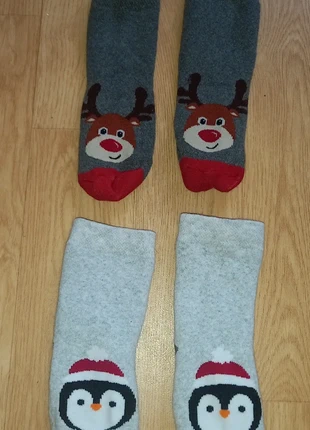 Chaussettes de Noël 23-26, estado: Muito bom, tamanho: 22-24, €2.50, €3.33 inclui Proteção do Comprador