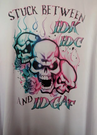 Stuck between IDK IDC and IDGaF long sleeve t-shirt, condition: New without tags, size: XXL, £6.00, £7.00 includes Buyer Protection