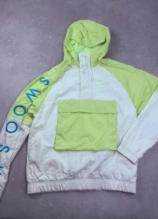 Veste coupe-vent Nike “Swoosh” vert fluo et blanc – Taille S, marque: Nike, état: Très bon état, taille: S, 69,00 €, 73,15 € Protection acheteurs incluse