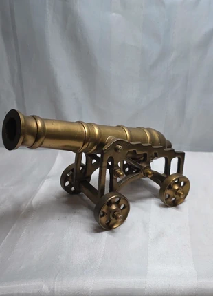 Vintage Brass Cannon Model – Decorative 1.1kg, condition: Good, £20.00, £21.70 includes Buyer Protection