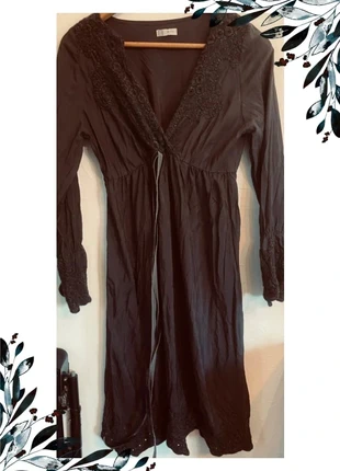Robe grossesse Prénatal soie marron/gris – Taille S, brand: Prénatal, condition: Very good, size: S / 36 / 8, €4.90, €5.85 includes Buyer Protection