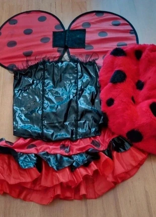 Kit Joaninha, disfarce de Carnaval, Lady Bug, estado: Muito bom, tamanho: S / 36 / 8, €10.00, €11.20 inclui Proteção do Comprador