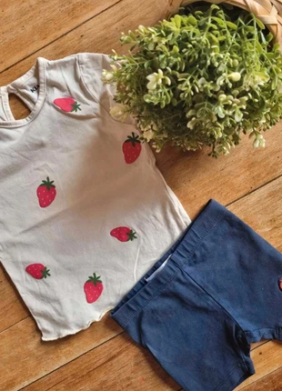 Ensemble été: T-shirt et short - 6 mois - Mes petits cailloux / Kiabi - Bleu / Crème, marke: Kiabi, zustand: Sehr gut, größe: 3-6 Monate / 62, 3,50 €, 4,38 € inklusive Vinted-Käuferschutz