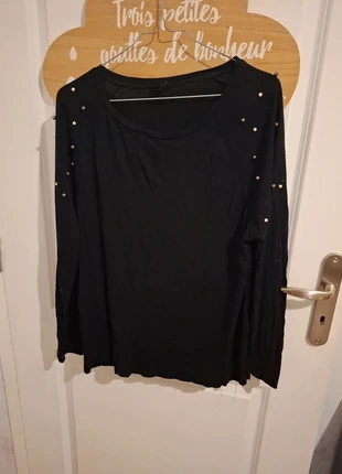 Haut perlé M/L, marque: Shein, état: Très bon état, taille: L / 40 / 12, 3,50 €, 4,38 € Protection acheteurs incluse