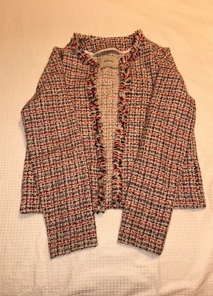 Chaqueta tweed ajuste M, marca: Stradivarius, estado: Muito bom, tamanho: L / 40 / 12, €20.00, €21.70 inclui Proteção do Comprador