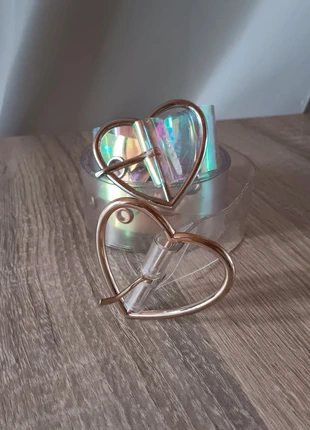 2 Ceintures a boucles en cœur, marque: Inconnu, état: Neuf sans étiquette, taille: Ajustable, 6,00 €, 7,00 € Protection acheteurs incluse