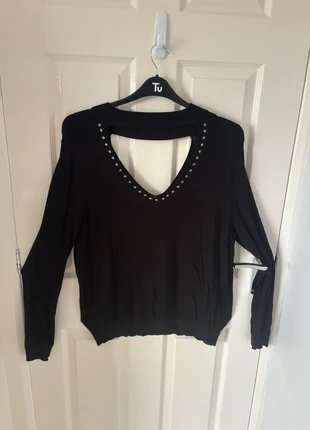 George black jumper with cut out front, brand: George, condition: Very good, size: 4XL / UK 32-34, £5.00, £5.95 includes Buyer Protection