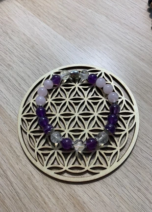 Bracelet bien-être lithothérapie Triangle d’Or, merk: Quartz, staat: Nieuw zonder prijskaartje, € 12,00, € 13,30 inclusief Kopersbescherming