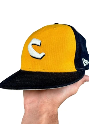 Casquette New Era Baseball Vintage chocolate Jaune/bleu marine - 7-1/2 56,5cm, brand: New Era, condition: Very good, size: 56, €14.00, €15.40 includes Buyer Protection Pro