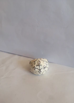Bague Una storia en argent émaillé blanc et zirconium – Taille 52, brand: Una Storia, condition: Very good, size: 16.5 mm Ø, €72.00, €76.30 includes Buyer Protection