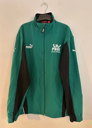 Puma Green & Black Football Training Jacket /Vintage Sportswear Windbreaker, brand: Puma, condition: Good, size: XL, £29.00, £31.15 includes Buyer Protection