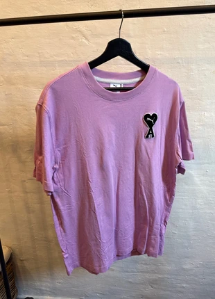Puma x AMI Pink T-Shirt, marca: Puma x AMI, estado: Muito bom, tamanho: M, €47.50, €50.58 inclui Proteção do Comprador