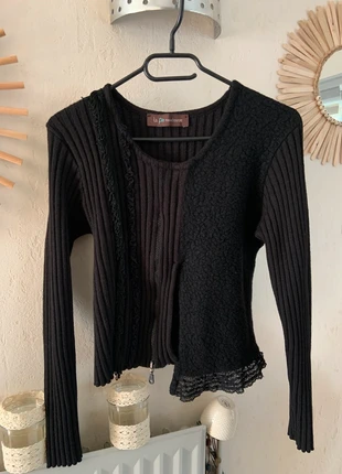 Pull noir La Fée Maraboutée, marke: La Fee Maraboutee, zustand: Sehr gut, größe: M / 38 / 10, 22,00 €, 23,80 € inklusive Vinted-Käuferschutz