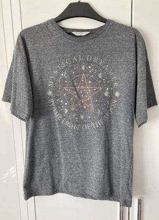 Grey Moon And Stars Dreamer T Shirt Age 13 years, brand: Matalan, condition: Very good, size: 13 years / 158 cm, £5.00, £5.70 includes Buyer Protection
