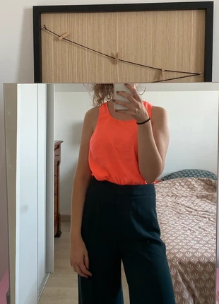 Top tulle et dentelle orangé, marca: Cache Cache, estado: Muito bom, tamanho: S / 36 / 8, €1.50, €2.28 inclui Proteção do Comprador