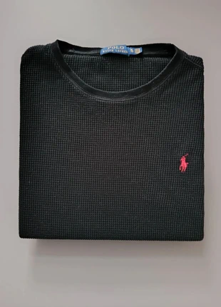 Pull/sweat col rond Ralph Lauren nid d'abeille noir logo brodé rouge Taille XL, marke: Ralph Lauren, zustand: Sehr gut, größe: XL, 35,00 €, 37,45 € inklusive Vinted-Käuferschutz