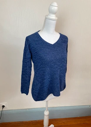 Pull En Mail Calvin Klein Col V Femme Bleu Foncé / Violet Taille S, marke: Calvin Klein, zustand: Sehr gut, größe: S / 36 / 8, 15,00 €, 16,45 € inklusive Vinted-Käuferschutz