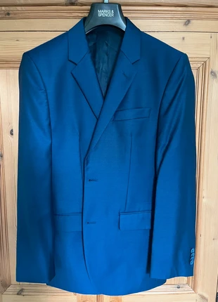 Leonard Jay 100% worsted wool 2 piece suit French blue. 38R/32R, brand: Leonard jay, condition: Satisfactory, size: 38R, £5.00, £5.95 includes Buyer Protection