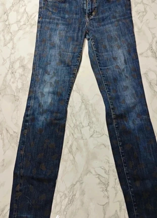 Jean skinny bleu foncé tacheté Current Elliott – Taille S – Parfait état, marke: Current/Elliott, zustand: Sehr gut, größe: S / 36 / 8, 9,40 €, 10,57 € inklusive Vinted-Käuferschutz