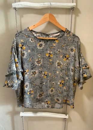 Top imprimé à manches 3/4 Taille :38, marque: Camaïeu, état: Bon état, taille: M / 38 / 10, 7,00 €, 8,05 € Protection acheteurs incluse