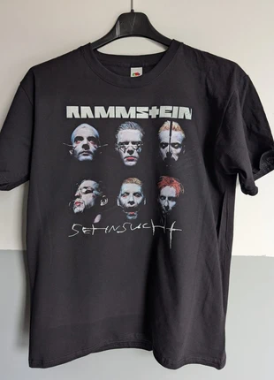 T Shirt nera | Rammstein, marke: nobrand, zustand: Sehr gut, größe: M, 13,00 €, 14,35 € beinhaltet Vinted-Käuferschutz Pro