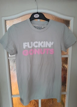 Women's Green T-shirt Fuckin' Gonuts size M, brand: unknown, condition: New without tags, size: M / UK 12-14, £6.00, £7.00 includes Buyer Protection