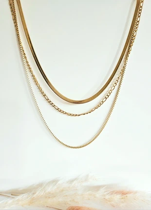 Collier triple Aztek bijoux, merk: Aztek Bijoux, staat: Heel goed, € 18,90, € 20,55 inclusief Kopersbescherming Pro