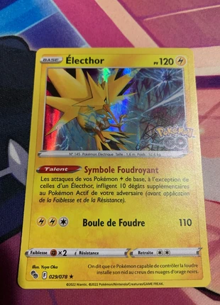 Electhor holographique Pokémon go, marca: Pokémon, estado: Muito bom, €1.50, €2.28 inclui Proteção do Comprador Pro