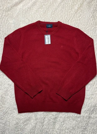 Pull Hackett London en laine Rouge • Taille L • Neuf, merk: Hackett London, staat: Nieuw met prijskaartje, maat: L, € 90,00, € 95,20 inclusief Kopersbescherming Pro