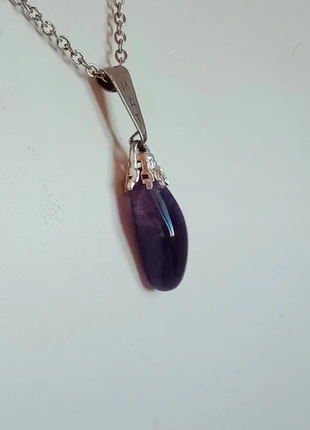Collier pierre cristaux améthyste lithothérapie, merk: lithotherapie, staat: Heel goed, € 8,00, € 9,10 inclusief Kopersbescherming Pro