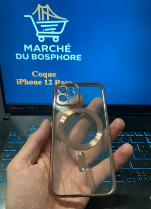 iPhone 12 – Coque MagSafe Rose | Hülle MagSafe Rosa | MagSafe Case Pink, brand: Marché du Bosphore, condition: New with tags, €2.90, €3.75 includes Buyer Protection Pro