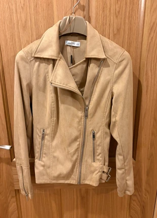 Gallery Beige biker jacket, brand: Gallery, condition: New without tags, size: S / 36 / 8, €10.00, €11.20 includes Buyer Protection