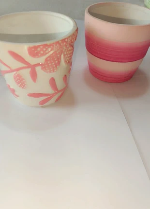 Lot de 2 pots de fleurs 🩷, zustand: Sehr gut, 1,00 €, 1,75 € inklusive Vinted-Käuferschutz