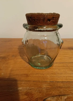 Petit pot en verre vintage – 13,5 cm, marca: Vintage Boutique, estado: Muito bom, €5.00, €5.95 inclui Proteção do Comprador Pro