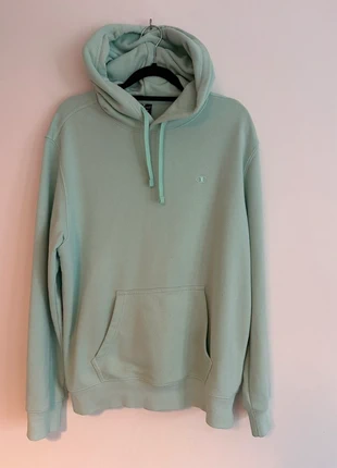 Sweat à capuche Champion – Bleu/Vert, Taille M, quasi neuf, marque: Champion, état: Neuf sans étiquette, taille: M, 14,00 €, 15,40 € Protection acheteurs incluse