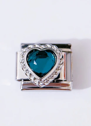 Teal gemstone birthstone Italian charm fits Nomination, brand: Pami charms, condition: New without tags, £5.00, £5.95 includes Buyer Protection Pro