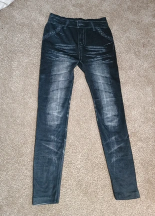 Legging motif jean, brand: Ragazza, condition: Very good, size: M / 38 / 10, €1.50, €2.28 includes Buyer Protection