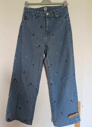 Jeans jambe large taille 38, brand: La Redoute, condition: Very good, size: M / 38 / 10, €32.00, €34.30 includes Buyer Protection
