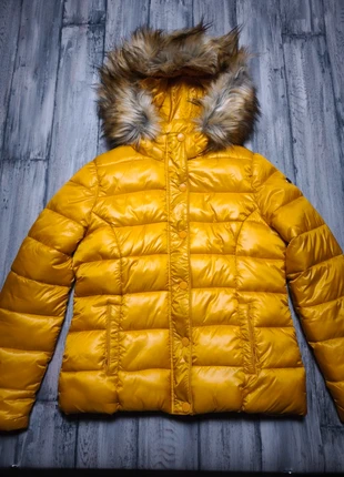 Doudoune Femme Kaporal Jaune Brillant Capuche Fourrure Intérieur Velours Taille M – Neuve, marca: Kaporal, estado: Nuevo sin etiquetas, tamaño: M / 38 / 10, 55,00 €, 58,45 € Protección al comprador incluida