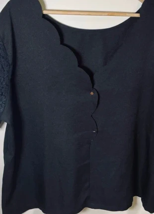 Blouse noire femme taille 48 / SHEIN, marke: Shein, zustand: Sehr gut, größe: 4XL / 48 / 20, 5,00 €, 5,95 € beinhaltet Vinted-Käuferschutz Pro