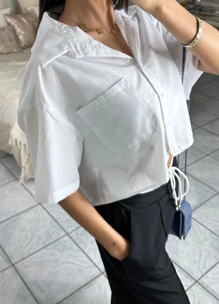 Chemise courte blanche taille L, brand: indépendant, condition: Very good, size: L / 40 / 12, €19.00, €20.65 includes Buyer Protection Pro