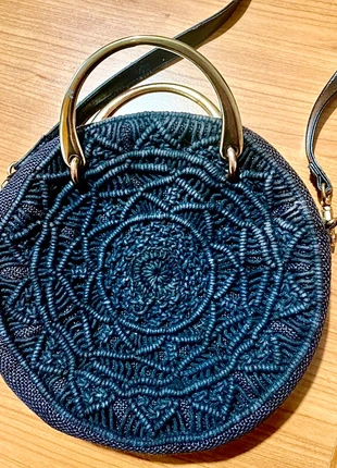 Borsetta estiva nera in corda, condizioni: Ottime, €4.00, €4.90 include la Protezione acquisti