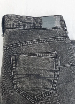 Checkered patchwork black & grey jean Freeman T. Porter W29, brand: Freeman T. Porter, condition: Very good, size: M / 38 / 10, €33.33, €35.70 includes Buyer Protection