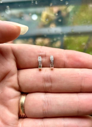 Boucles d’oreilles créoles en argent massif, brand: Argent, condition: Very good, €16.95, €18.50 includes Buyer Protection Pro