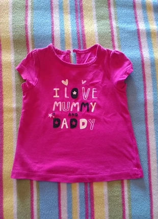 T-shirt menina, marca: C&A Baby Club, estado: Muito bom, tamanho: 9-12 meses / 74 cm, €1.50, €2.28 inclui Proteção do Comprador