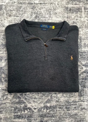 Pull Half zip Ralph Lauren, pull camionneur gris taille XXXL homme,, brand: Ralph Lauren, condizioni: Ottime, taglia: XXXL, €43.00, €45.85 include la Protezione acquisti