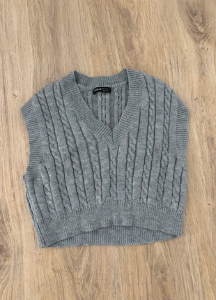 Haut sans manches gris, marca: Shein, estado: Muy bueno, tamaño: S / 36 / 8, 3,00 €, 3,85 € Protección al comprador incluida